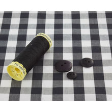 Charger l'image dans la galerie, Tissu Vichy popeline motif 6 mm 150 cm 9 modèles