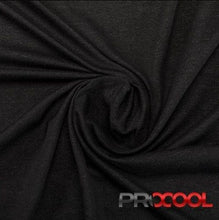 Charger l'image dans la galerie, Jersey sport léger en coton Supima Procool  noir 145 cm