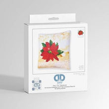 Charger l'image dans la galerie, Kit broderie diamant coussin poinsettia de Noël