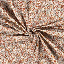 Charger l'image dans la galerie, Tissu sweat polaire alpin imprimé fleurs 150 cm