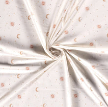 Charger l'image dans la galerie, Tissu jersey biologique imprimé astres 150 cm