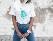 Charger l'image dans la galerie, Pochoir Aladine licorne 28 cm x 28 cm