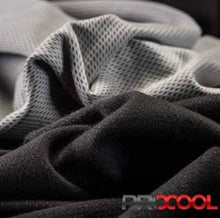 Charger l'image dans la galerie, Jersey sport léger en coton Supima Procool antimicrobien noir 145 cm