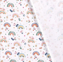 Charger l'image dans la galerie, Tissu sweat polaire alpin imprimé arc-en-ciel 150 cm
