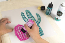 Charger l'image dans la galerie, Pochoir Aladine végétal 28 cm x 28 cm