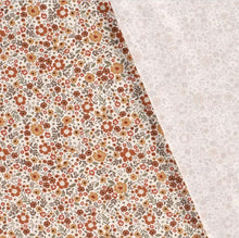 Charger l'image dans la galerie, Tissu sweat polaire alpin imprimé fleurs 150 cm