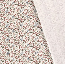 Charger l'image dans la galerie, Tissu sweat polaire alpin imprimé fleurs 150 cm