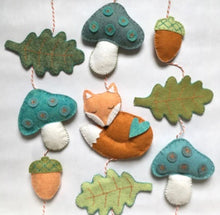 Charger l'image dans la galerie, Kit feutrine diy Forêt enchantée