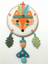 Charger l'image dans la galerie, Kit feutrine diy attrape-rêves Renard