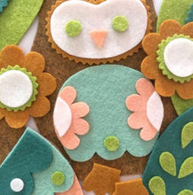 Charger l'image dans la galerie, Kit feutrine chouette pique épingles et range ciseaux