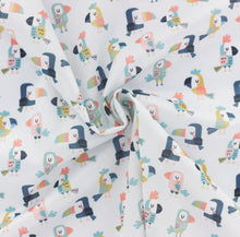 Charger l'image dans la galerie, Tissu pul imperméable toucan 155 cm