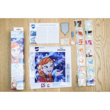 Charger l'image dans la galerie, Kit Diamond painting Disney Anna 22 cm X 22 cm.