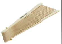 Charger l'image dans la galerie, Monture d'éventail en bois + notice 19 ou 23.5 cm