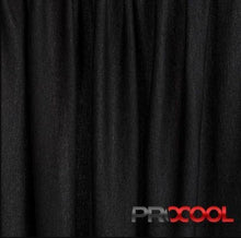 Charger l'image dans la galerie, Jersey sport léger en coton Supima Procool  noir 145 cm