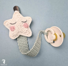 Charger l'image dans la galerie, Kit crochet HardiCraft - attache tétine étoile