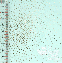 Charger l'image dans la galerie, Tissu peluche sparkle 2 mm menthe-doré ou rose-doré