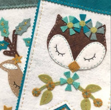 Charger l'image dans la galerie, Fanion DIY en feutrine à suspendre Animaux de la forêt Sleepy