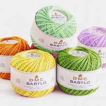 Charger l'image dans la galerie, Lot 10 pelotes Babylo 100 % coton grosseur 20 50 g 55 couleurs.