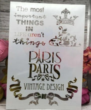 Charger l'image dans la galerie, Pochoirs flexibles en plastique A4/29.5 cm X 21 cm 9 modèles