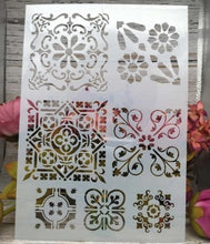 Charger l'image dans la galerie, Pochoirs flexibles en plastique A4/29.5 cm X 21 cm 9 modèles
