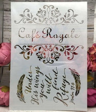 Charger l'image dans la galerie, Pochoirs flexibles en plastique A4/29.5 cm X 21 cm 9 modèles