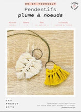 Charger l'image dans la galerie, Kit fil pour pendentifs Plume et Nœuds