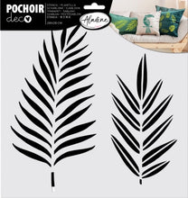 Charger l'image dans la galerie, Pochoir Aladine feuille tropicale 28 cm x 28 cm