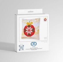 Charger l'image dans la galerie, Kit broderie diamant coussin Boule rouge de Noël.