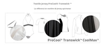 Charger l'image dans la galerie, Jersey sport léger en coton Supima Procool antimicrobien noir 145 cm