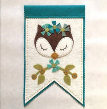 Charger l'image dans la galerie, Fanion DIY en feutrine à suspendre Animaux de la forêt Sleepy