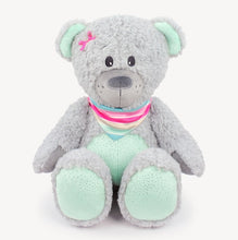 Charger l'image dans la galerie, Tissu peluche sparkle 2 mm menthe-doré ou rose-doré