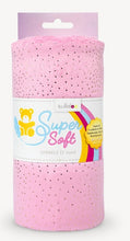 Charger l'image dans la galerie, Tissu peluche sparkle 2 mm menthe-doré ou rose-doré