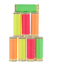 Charger l'image dans la galerie, Fil pour tout coudre fluo/néon Gütermann 100m/4 couleurs