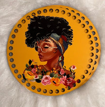 Charger l'image dans la galerie, 2 Pièces fond de sac motif figure féminine diamètre 19 cm 21 modèles