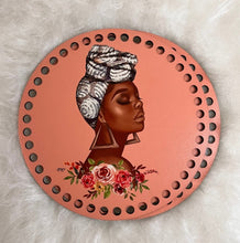 Charger l'image dans la galerie, 2 Pièces fond de sac motif figure féminine diamètre 19 cm 21 modèles