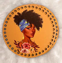 Charger l'image dans la galerie, 2 Pièces fond de sac motif figure féminine diamètre 19 cm 21 modèles