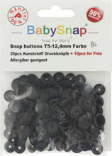 Charger l'image dans la galerie, 30 Boutons pressions plastiques ronds BabySnap 12.4 mm 35 couleurs