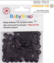 Charger l'image dans la galerie, 30 Boutons pressions plastiques ronds BabySnap 12.4 mm 35 couleurs