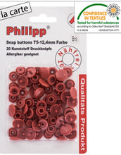 Charger l'image dans la galerie, 30 Boutons pressions plastiques ronds BabySnap 12.4 mm 35 couleurs