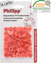 Charger l'image dans la galerie, 30 Boutons pressions plastiques ronds BabySnap 12.4 mm 35 couleurs