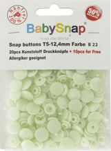 Charger l'image dans la galerie, 30 Boutons pressions plastiques ronds BabySnap 12.4 mm 35 couleurs