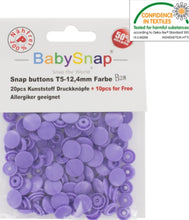 Charger l'image dans la galerie, 30 Boutons pressions plastiques ronds BabySnap 12.4 mm 35 couleurs