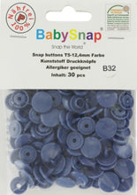 Charger l'image dans la galerie, 30 Boutons pressions plastiques ronds BabySnap 12.4 mm 35 couleurs