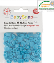 Charger l'image dans la galerie, 30 Boutons pressions plastiques ronds BabySnap 12.4 mm 35 couleurs