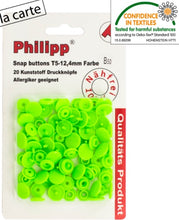 Charger l'image dans la galerie, 30 Boutons pressions plastiques ronds BabySnap 12.4 mm 35 couleurs