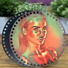 Charger l'image dans la galerie, 2 Pièces fond de sac motif figure féminine diamètre 19 cm 21 modèles