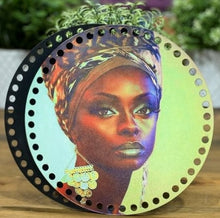 Charger l'image dans la galerie, 2 Pièces fond de sac motif figure féminine diamètre 19 cm 21 modèles