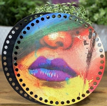 Charger l'image dans la galerie, 2 Pièces fond de sac motif figure féminine diamètre 19 cm 21 modèles