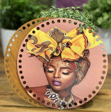 Charger l'image dans la galerie, 2 Pièces fond de sac motif figure féminine diamètre 19 cm 21 modèles