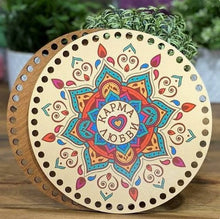 Charger l'image dans la galerie, 2 Pièces fond de sac motif géométrique/rosace diamètre 19 cm 12 modèles